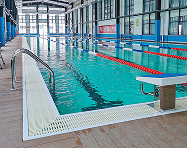 廣西玉林總工會活動中心室內(nèi)恒溫鋼結構游泳館工程項目