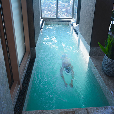 廣州佳兆業(yè)高層復式層流推進器泳池工程